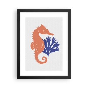 Plagát v čiernom ráme - Na podvodnej lúke - 30x40 cm