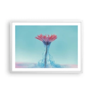 Plagát v bielom ráme - V osviežujúcom objatí - 70x50 cm
