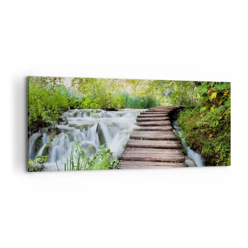 Obraz na plátne - Voda nie je vôbec tichá - 100x40 cm