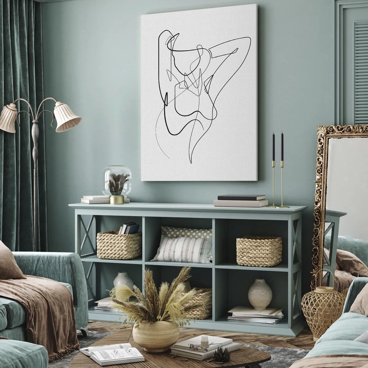 Obraz na plátne - Ty si záhada… - 65x120 cm