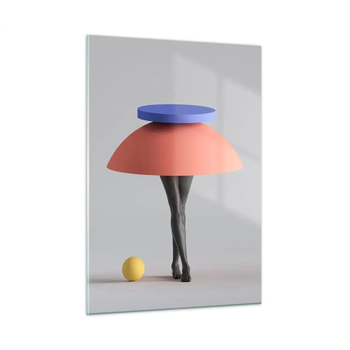 Obraz na skle - Surrealistická kompozícia - 50x70 cm