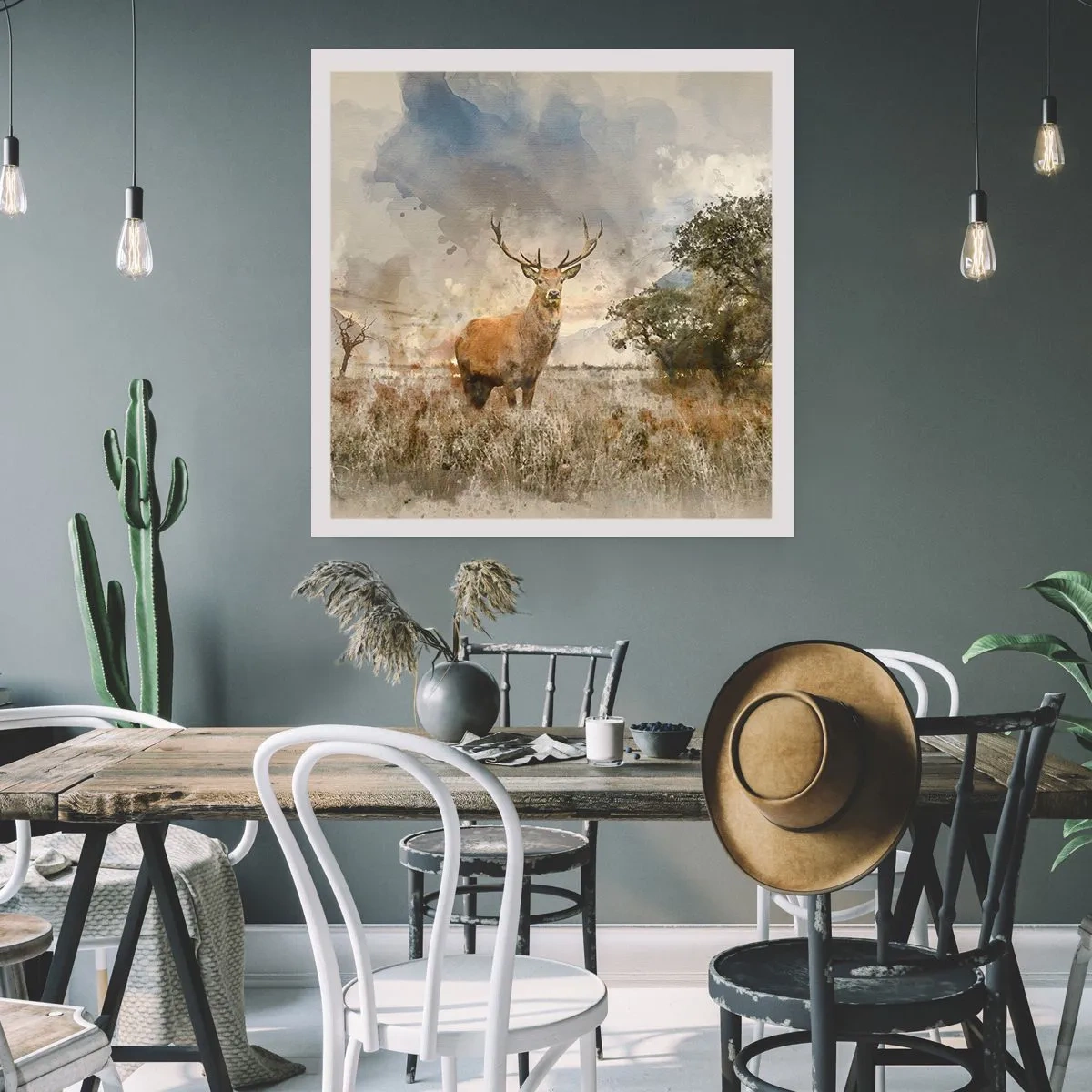 Plagát - Dôstojnosť - sila - majestátnosť - 40x40 cm