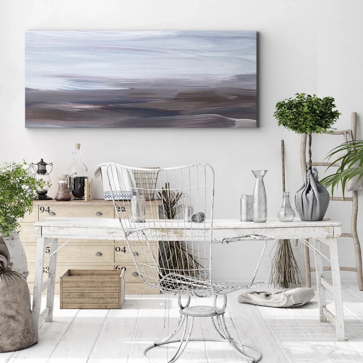 Obraz na plátne - Živly: voda - 100x40 cm