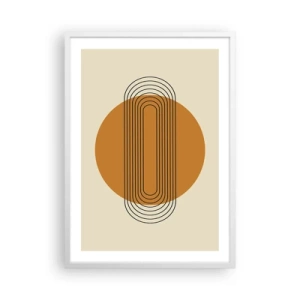 Plagát v bielom ráme - Dokonalý plán - 50x70 cm