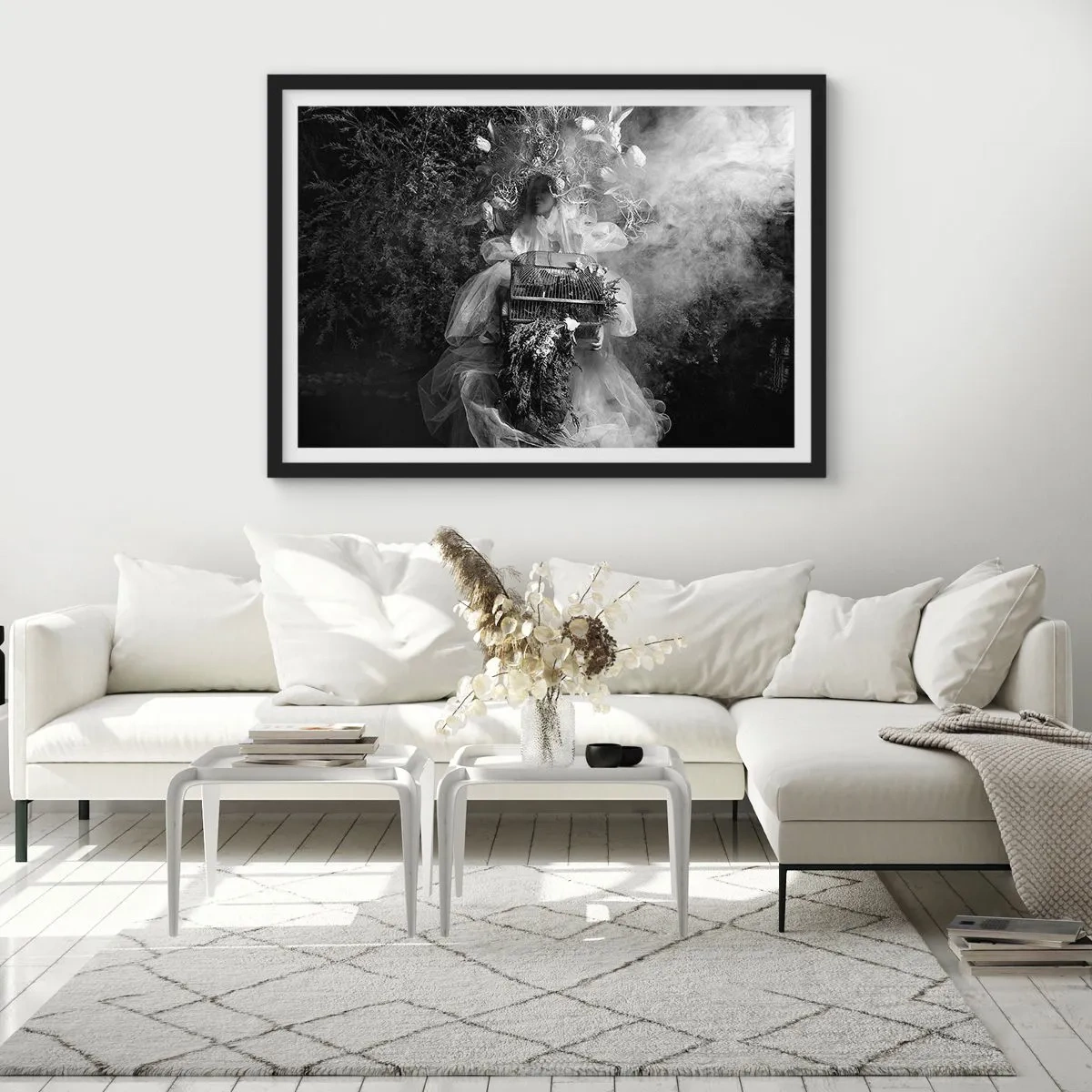 Plagát v čiernom ráme - Matka Príroda - 70x50 cm