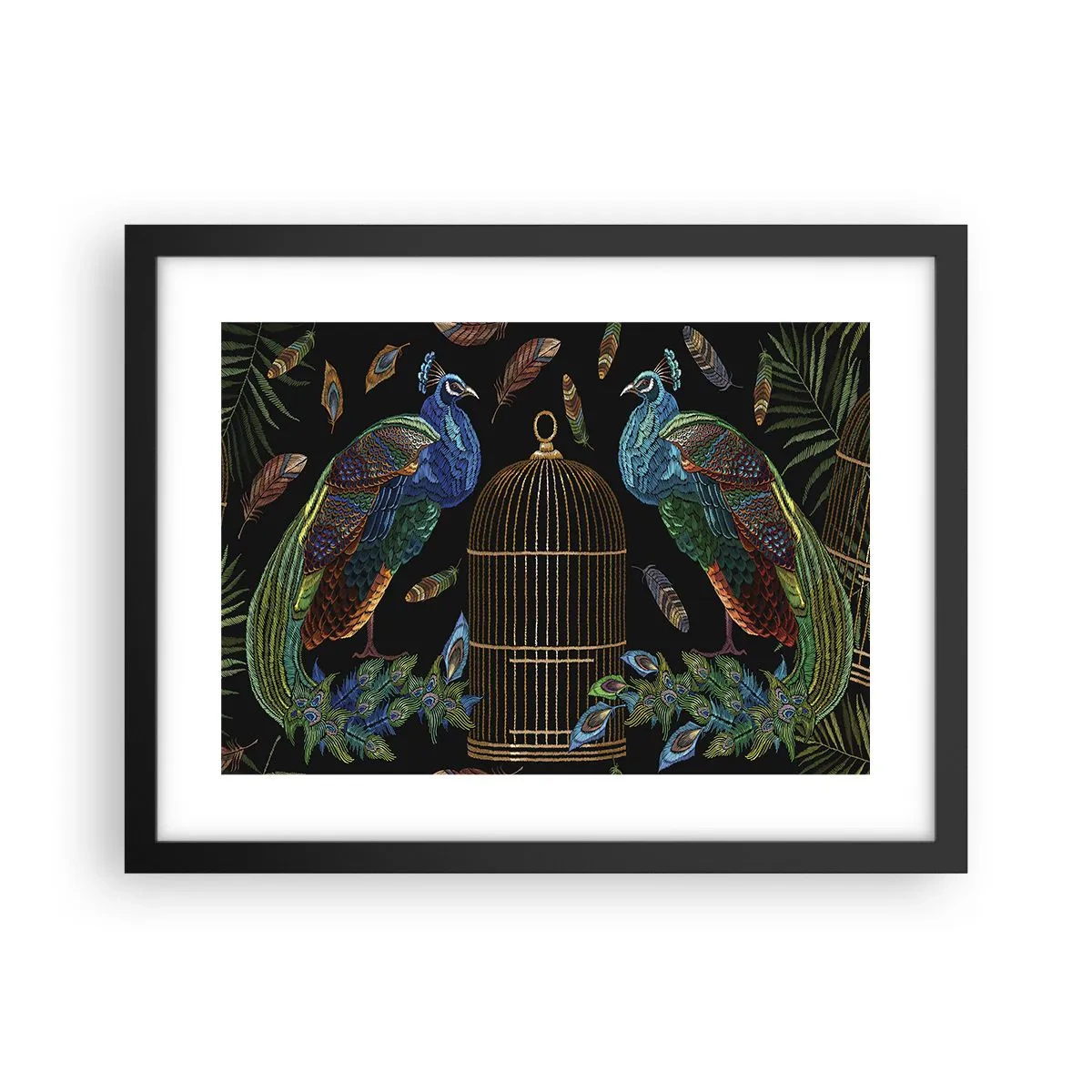 Plagát v čiernom ráme - V kráľovskom rúchu - 40x30 cm