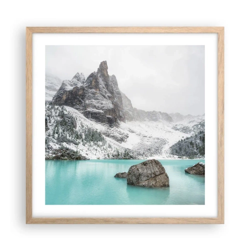 Plagát v ráme zo svetlého duba - Na stráži - 50x50 cm