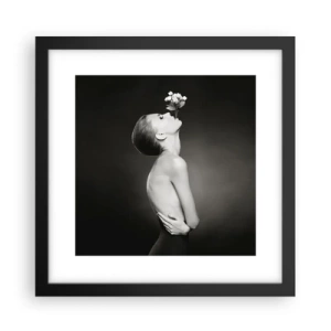 Plagát v čiernom ráme - Excentrická elegancia - 30x30 cm
