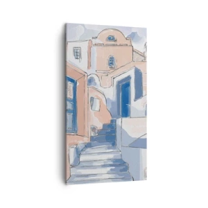 Obraz na plátne - Exotické mesto - 45x80 cm