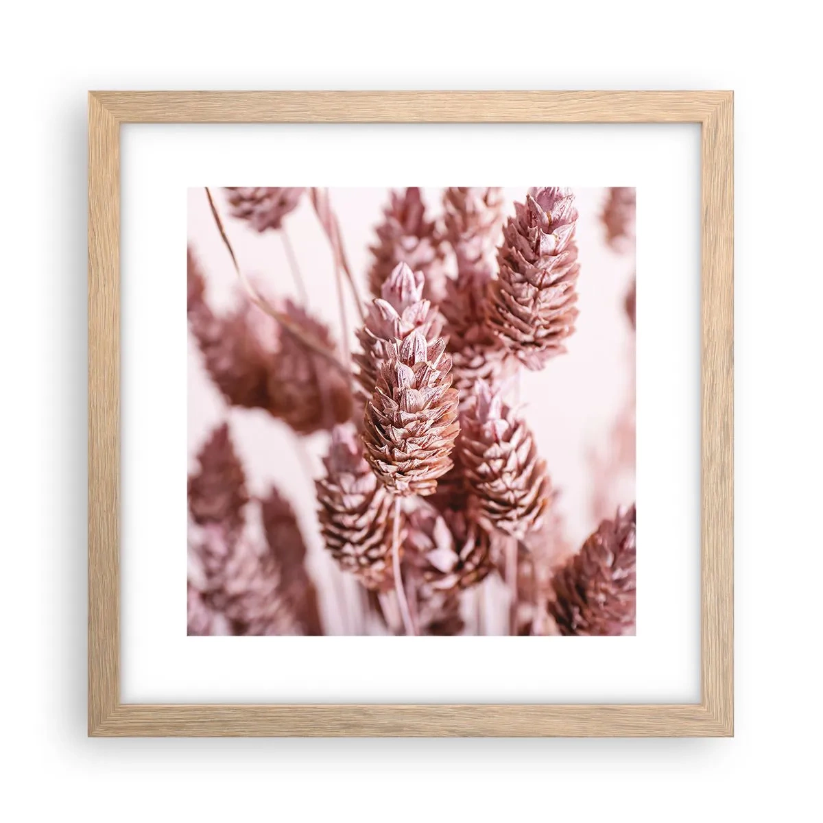 Plagát v ráme zo svetlého duba - Zdanlivo nenápadné - 30x30 cm