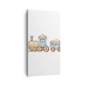 Obraz na plátne - Na dráhe stojí… - 55x100 cm