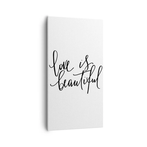 Obraz na plátne - Prečítaj a zopakuj - 55x100 cm