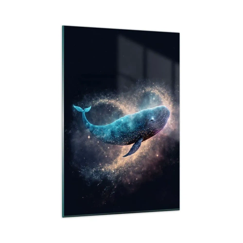 Obraz na skle - Existuje taký svet… - 80x120 cm