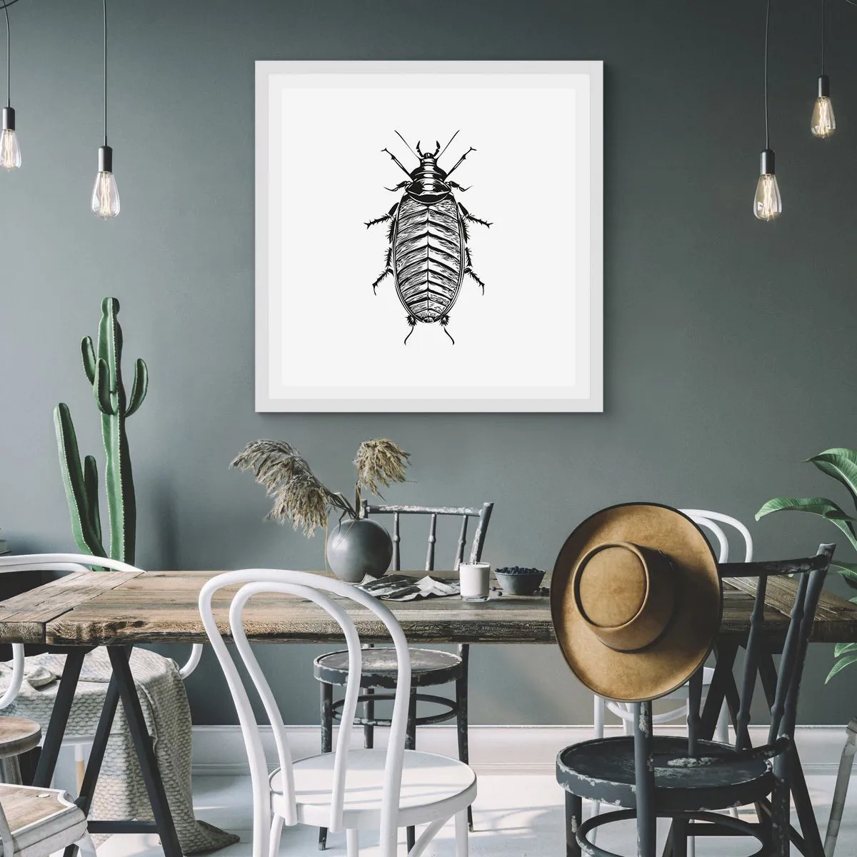 Plagát v bielom ráme - Vzorový exemplár! - 60x60 cm