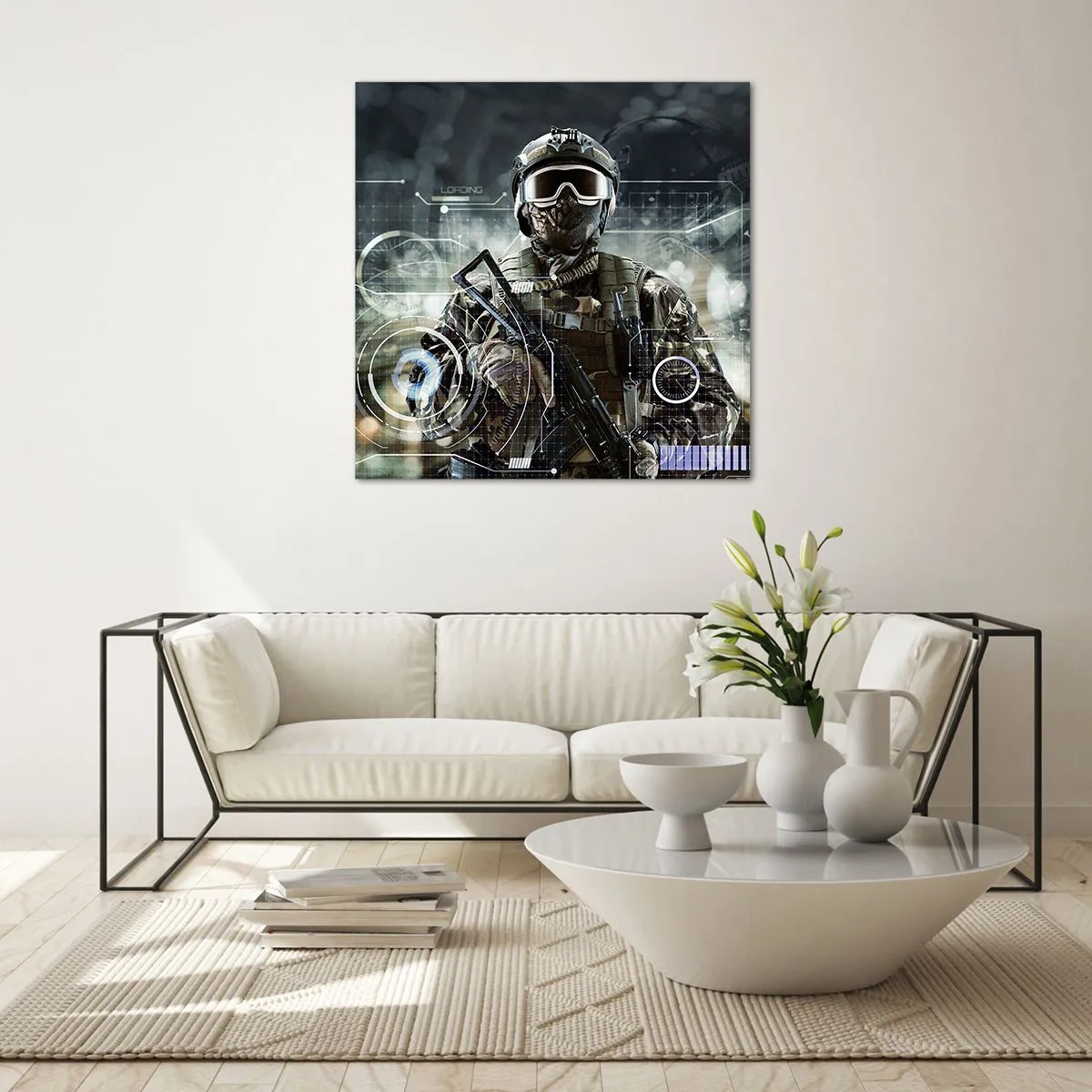 Obraz na skle - Ešte väčšia sila - 30x30 cm