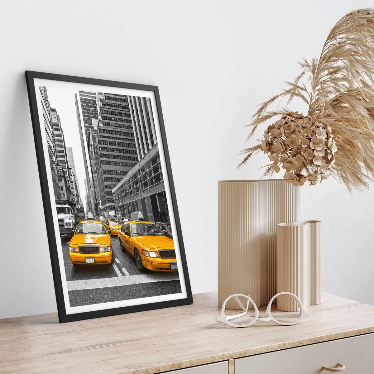 Plagát v čiernom ráme - To my spestrujeme mesto - 70x100 cm