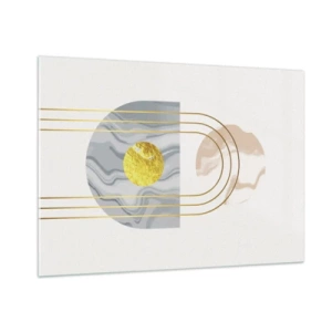 Obraz na skle - Jas a žiarivosť - 100x70 cm