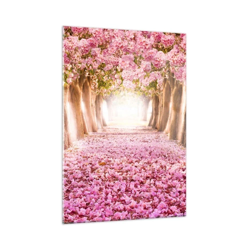 Obraz na skle - Cesta do raja - 50x70 cm