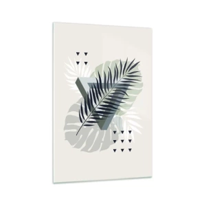 Obraz na skle - Príroda a geometria – dva poriadky? - 70x100 cm