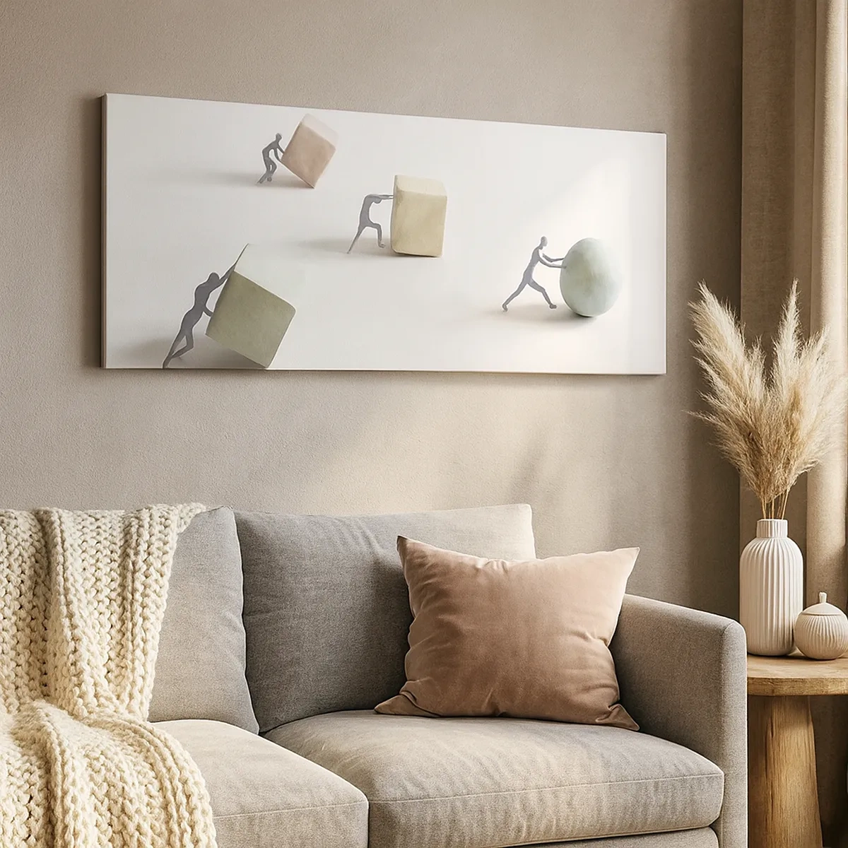 Obraz na plátne - Život samotný - 30x30 cm