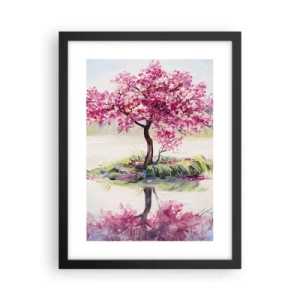 Plagát v čiernom ráme - Sviatok jari - 30x40 cm