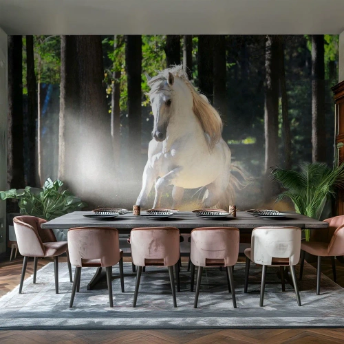 Fototapeta Premium Sand - Ako z fantasy románu - Zvieratá, Kôň, Krajina - 200x140 cm