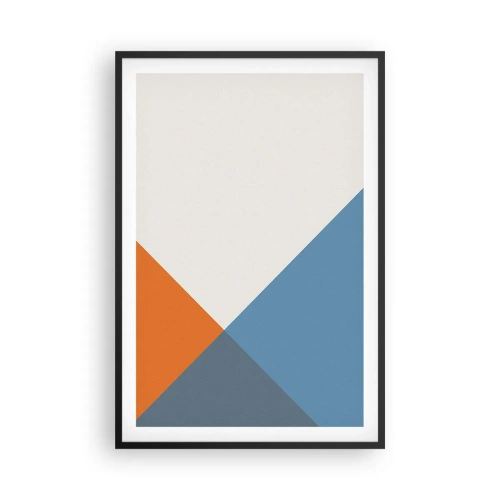 Plagát v čiernom ráme - Pod uhlom… - 61x91 cm