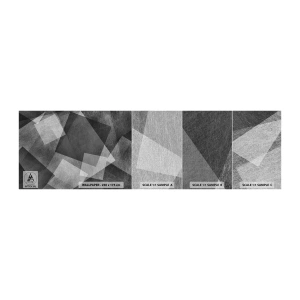 Vzorka fototapety Premium Canvas - Odveký symbol trvalosti a poriadku - Abstrakcia, Kus, Čierna a biela - 100x30 cm