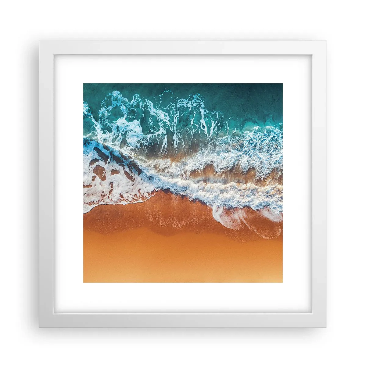 Plagát v bielom ráme - Vždy pár - 30x30 cm