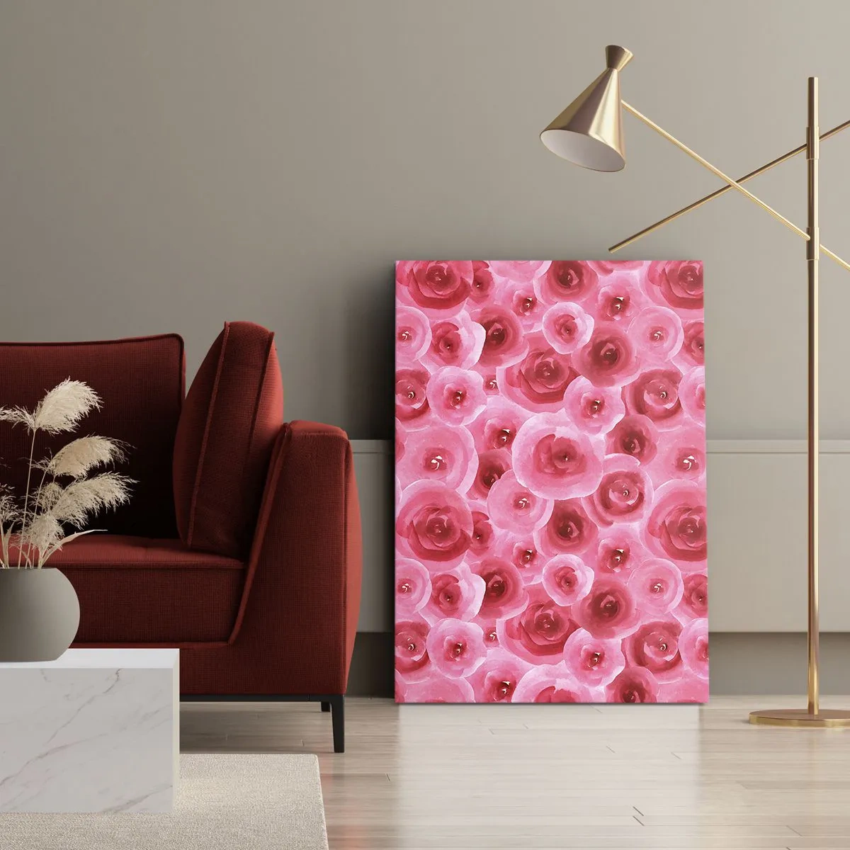 Obraz na plátne - Ruže dole aj hore - 50x70 cm