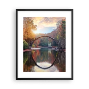 Plagát v čiernom ráme - Za zrkadlom - 40x50 cm