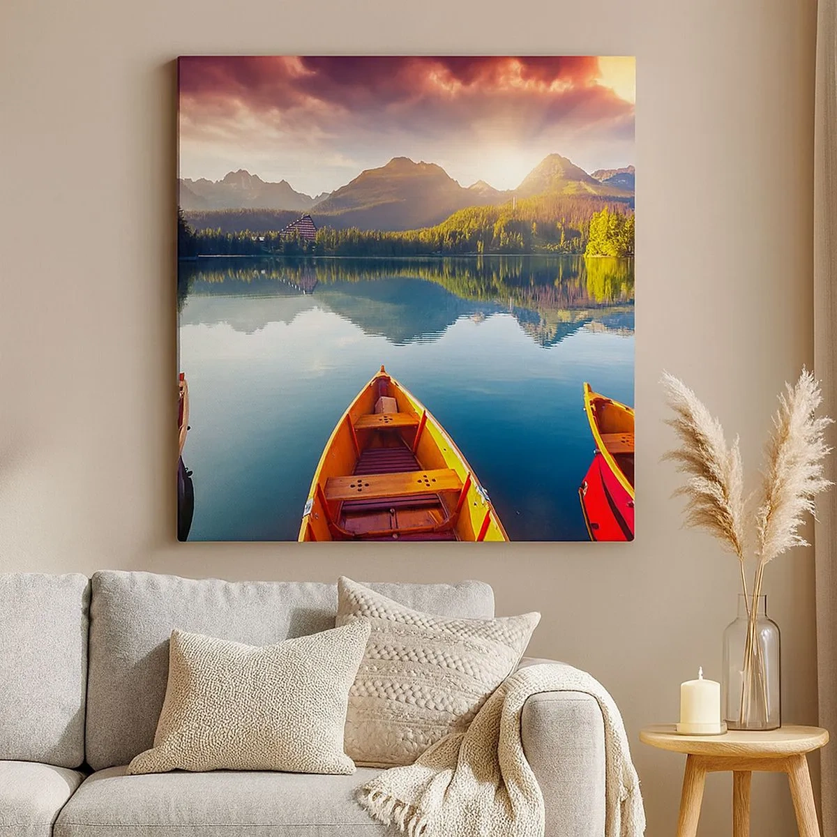 Obraz na plátne - Nič proti prírode - 30x30 cm