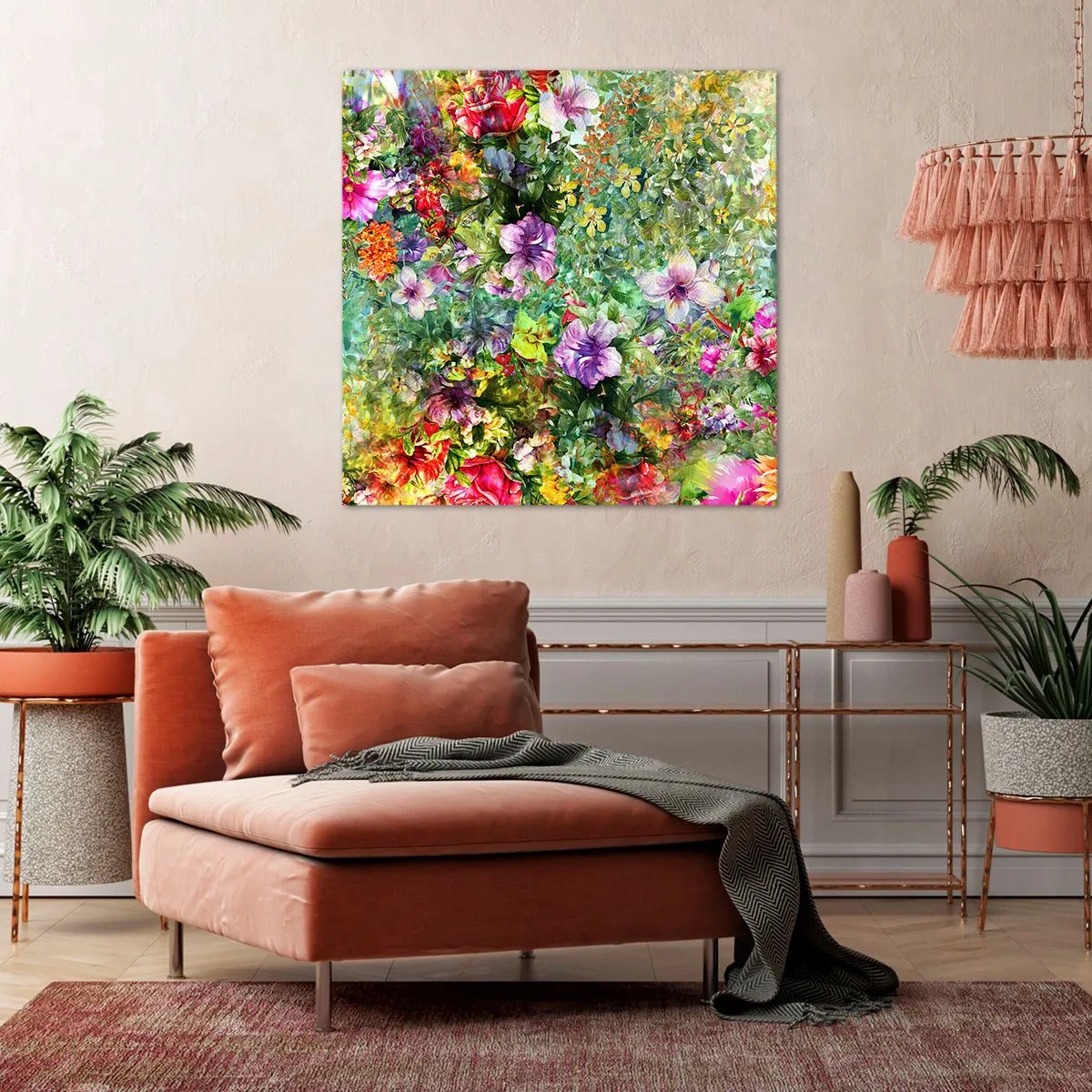Obraz na plátne - Do kvetov, do zahynutia - 60x60 cm