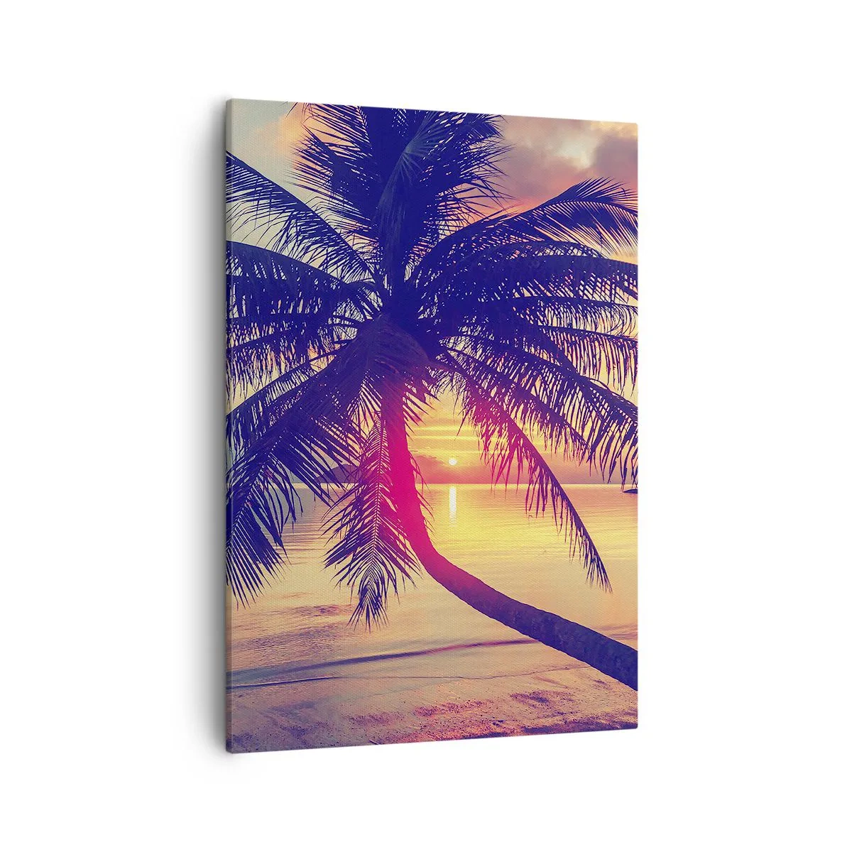 Obraz na plátne - Večer pod palmami - 50x70 cm