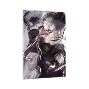 Obraz na skle - Rozplynúť sa v hudbe - 70x100 cm