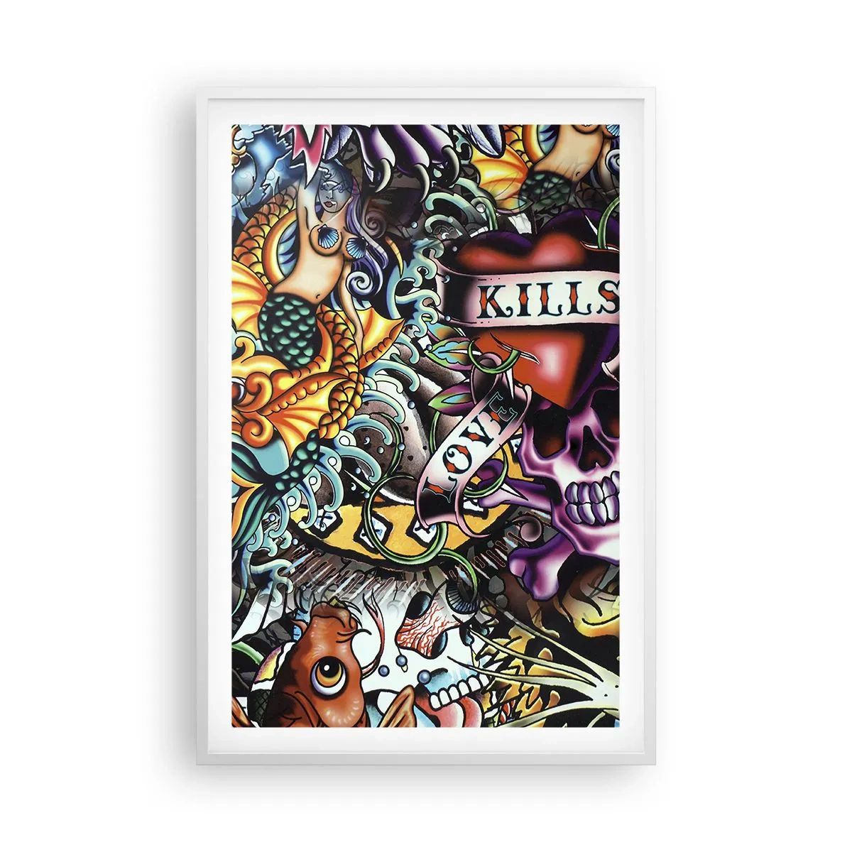 Plagát v bielom ráme - Sen tatéra - 61x91 cm