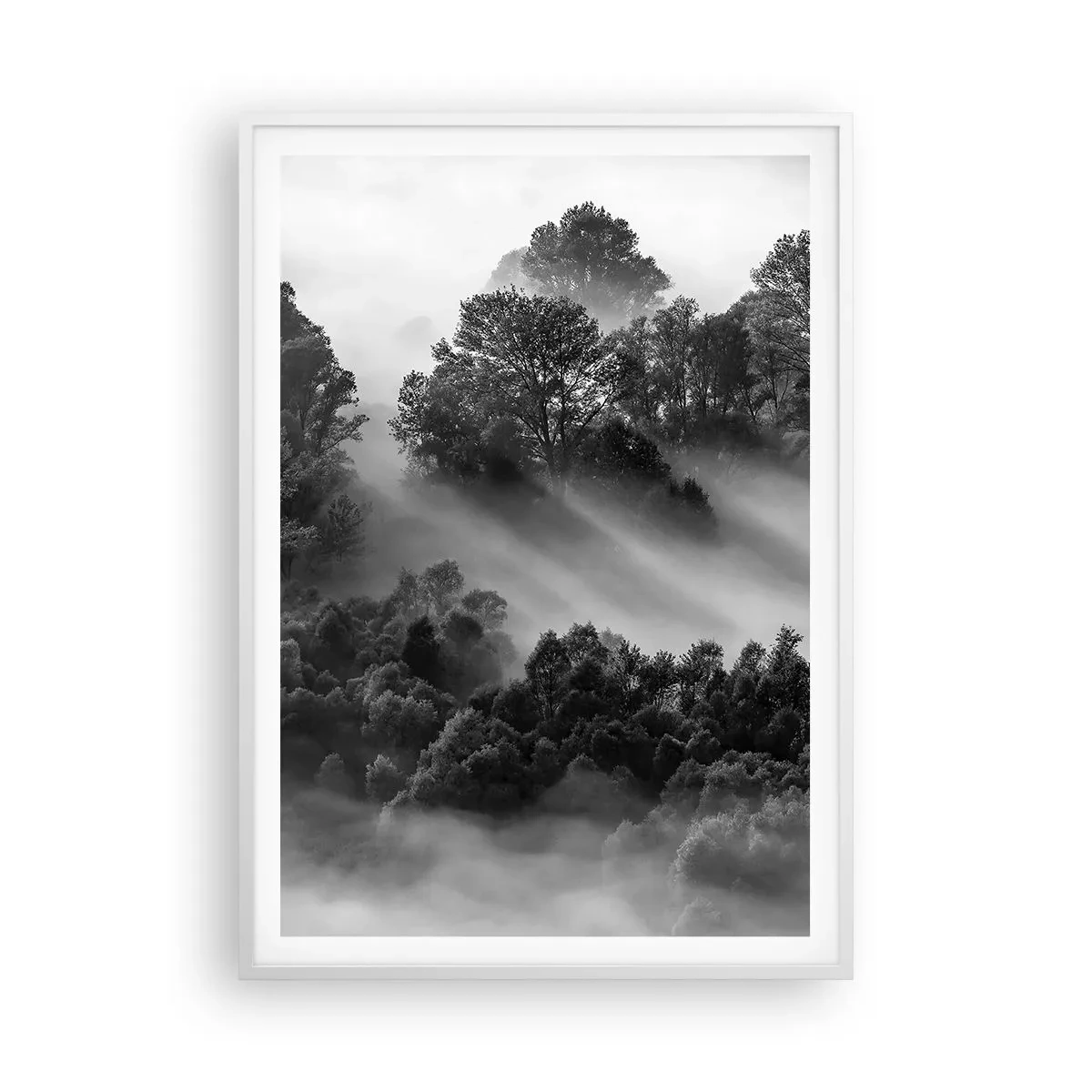 Plagát v bielom ráme - Prebúdzanie zo spánku - 70x100 cm