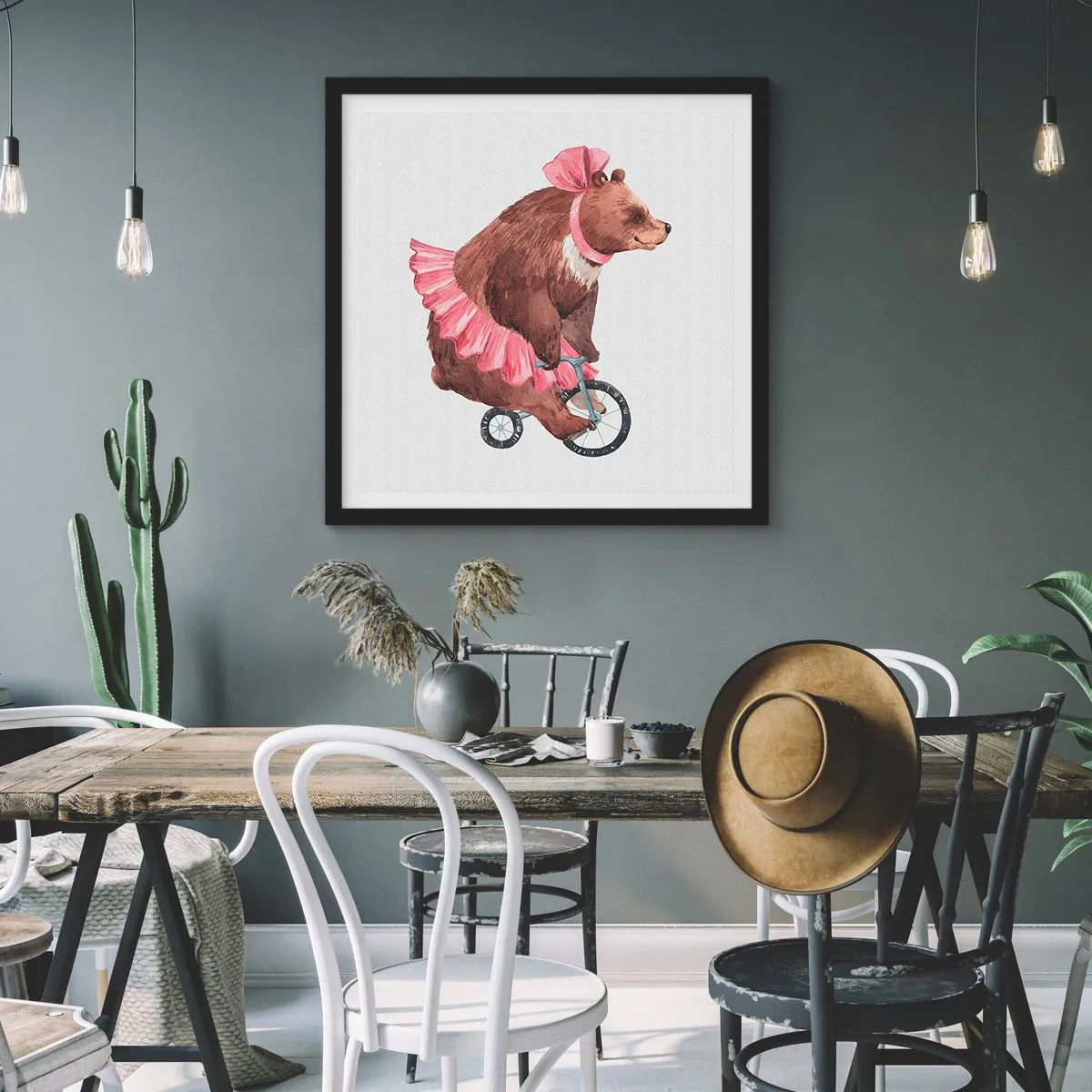 Plagát v čiernom ráme - To je ale cirkus! - 60x60 cm