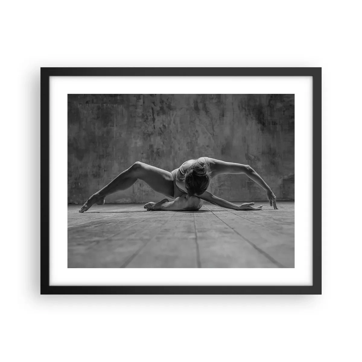 Plagát v čiernom ráme - Nájdená symetria - 50x40 cm