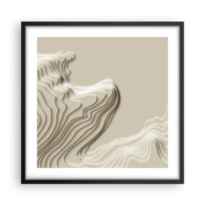 Plagát v čiernom ráme - Topografia umenia - 50x50 cm