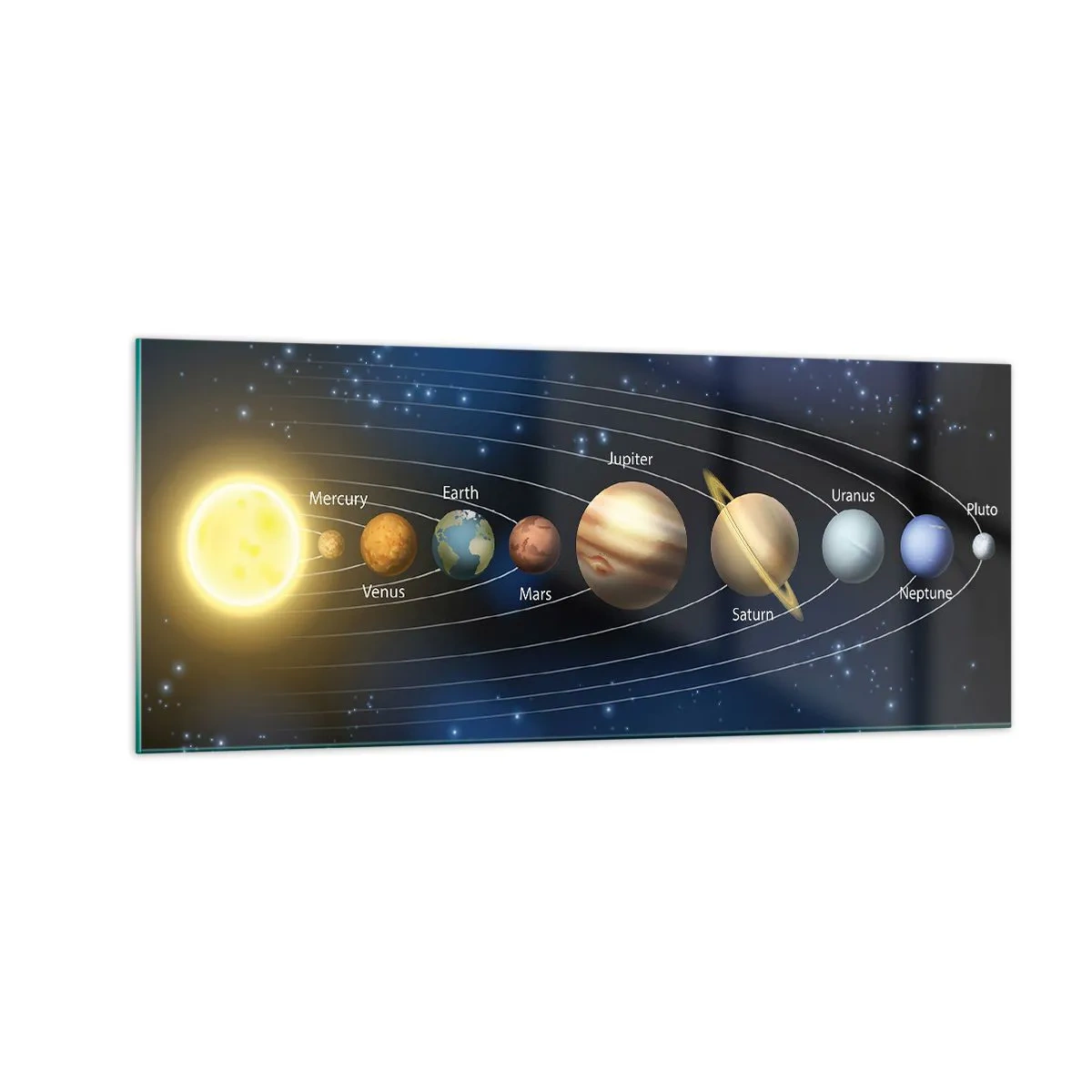 Obraz na skle - Jedna z desiatich - 100x40 cm