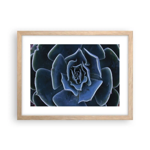 Plagát v ráme zo svetlého duba - Púštny kvet - 40x30 cm