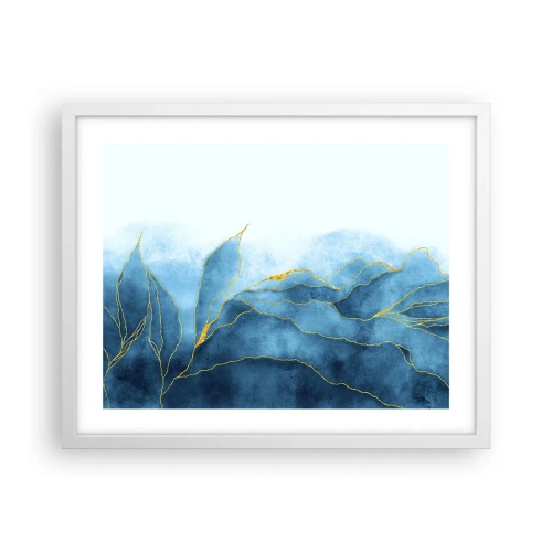 Plagát v bielom ráme - Blankyt v zlate - 50x40 cm