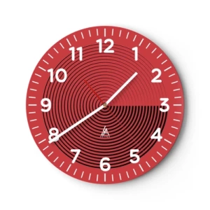 Nástenné hodiny - Kruhový pohyb - 30x30 cm