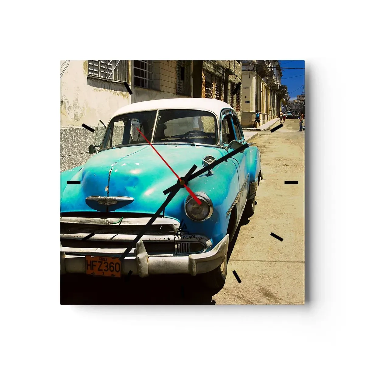 Nástenné hodiny - Evviva Cuba! - 30x30 cm