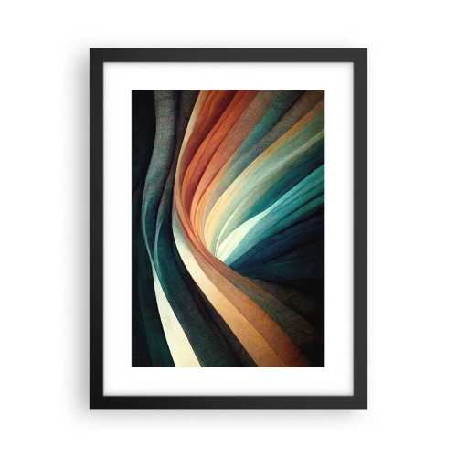 Plagát v čiernom ráme - Utkané z farieb - 30x40 cm