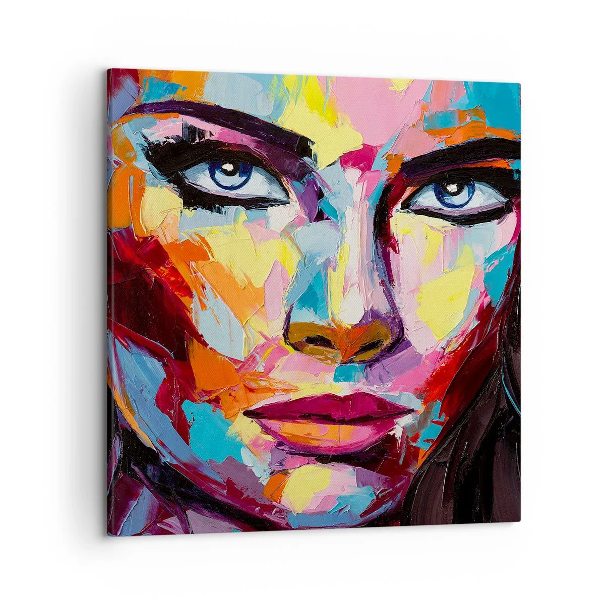 Obraz na plátne - Tiež farebná duša - 50x50 cm