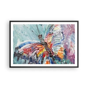 Plagát v čiernom ráme - Namaľovaný prírodou - 91x61 cm