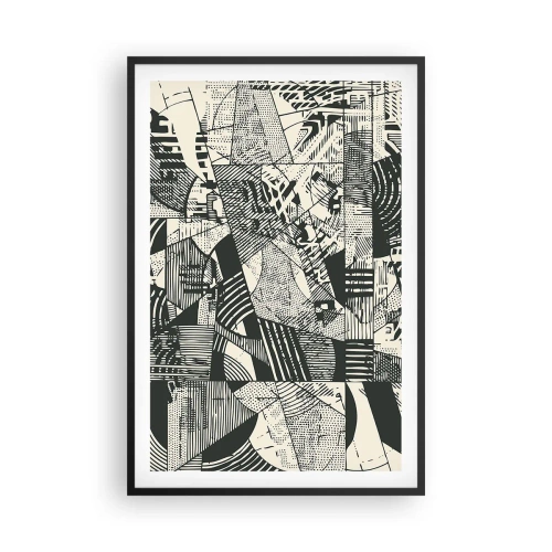 Plagát v čiernom ráme - Dynamika súčasnosti - 61x91 cm