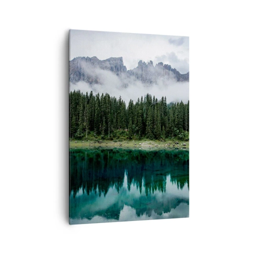 Obraz na plátne - Ticho, ticho, neprebuďme spiacu vodu…. - 70x100 cm
